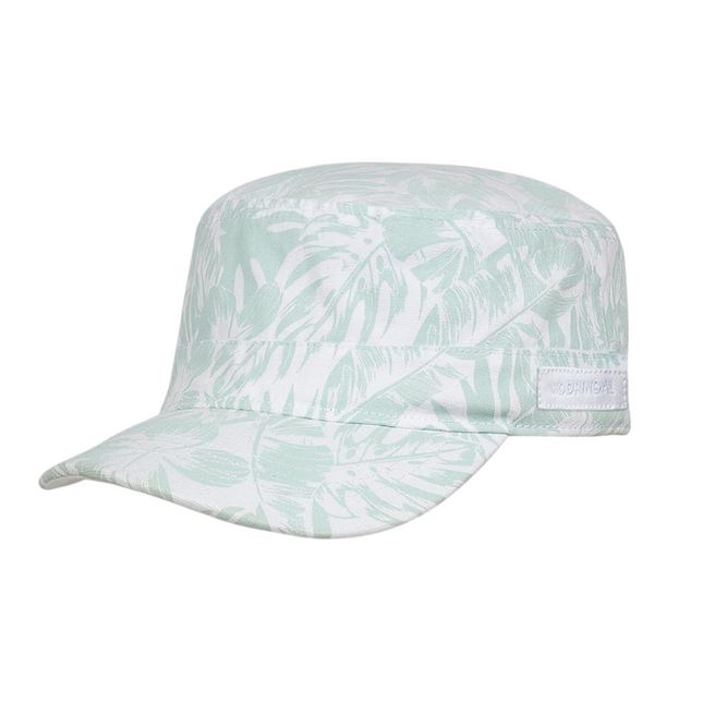 Kooringal Marley Ladies Mao Cap Floral White One Size