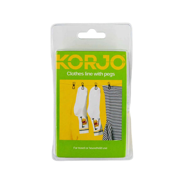 Korjo Clothes Line with Pegs