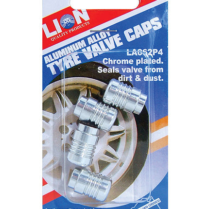 Lion Aluminium Alloy Tyre Valve Stem Caps