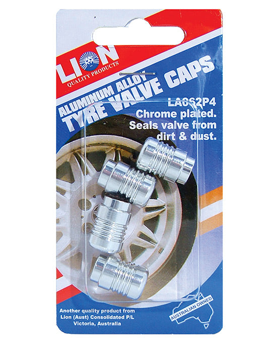 Lion Aluminium Alloy Tyre Valve Stem Caps