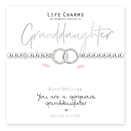 Life Charms Gorgeous Granddaughter Bracelet