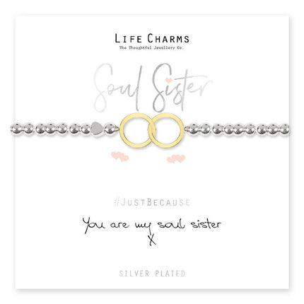 Life Charms Bracelet Soul Sisters