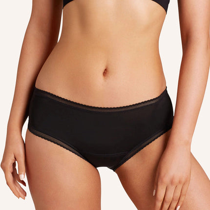 Love Luna Period Bikini Brief Black
