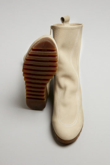 Arche Sample Lommay Cream Mid Calf Boot