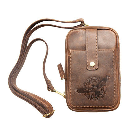 Kangaroo Gifts Outback Legends Hunter Leather Messenger Bag