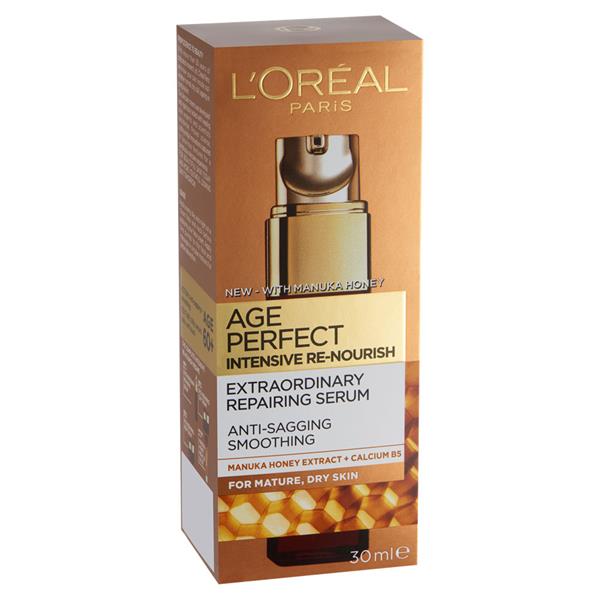 L'Oréal Age Perfect Intensive Renourish Manuka Honey Serum 30mL - OhYouLuckyDuck.com.au