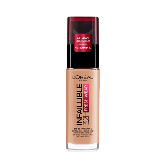 L'Oreal Infallible Fresh Wear Liquid Foundation 160 Rose Linen - OhYouLuckyDuck.com.au