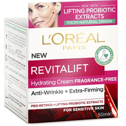 L'Oréal Paris Revitalift Fragrance Free Day Cream 50mL - OhYouLuckyDuck.com.au