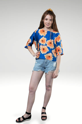 Zoha Online Lara Top blue Citrus