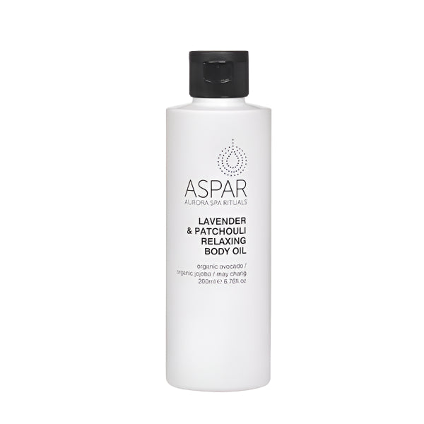 Aspar Lavender & Patchouli Relaxing Body Oil 200ML