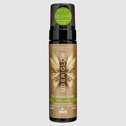 Le Tan Uber Glow Self Tanning Foam Green Base 200ml - OhYouLuckyDuck.com.au