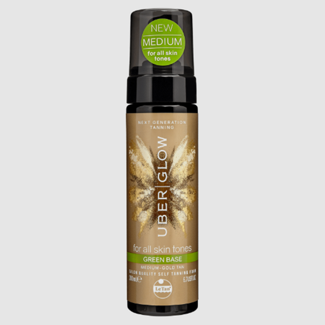 Le Tan Uber Glow Self Tanning Foam Green Base 200ml - OhYouLuckyDuck.com.au