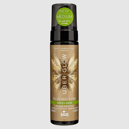 Le Tan Uber Glow Self Tanning Foam Green Base 200ml - OhYouLuckyDuck.com.au