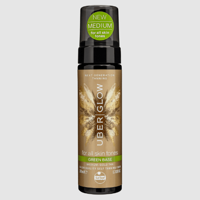 Le Tan Uber Glow Self Tanning Foam Green Base 200ml - OhYouLuckyDuck.com.au