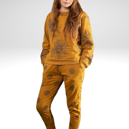 Zoha Online Freda Knit Joggers Mustard