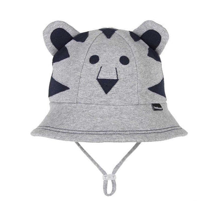 Bedhead Hats Lil Tiger Toddler Bucket Hat Grey Marle 50cm