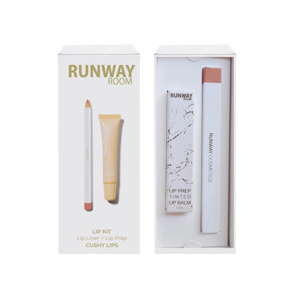 Runway Room Lip Prep + Lip Liner Lip Kit Cushy Lips