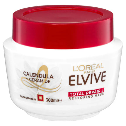L'Oréal Paris Elvive Total Repair 5 Mask 300mL - OhYouLuckyDuck.com.au