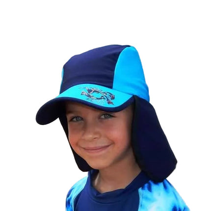 Radicool Lycra Legionnaire Hat Navy Infant