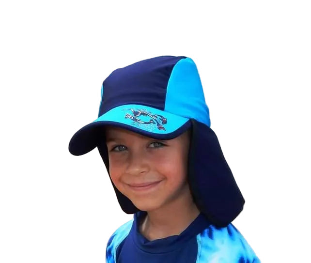 Radicool Lycra Legionnaire Hat Navy Infant