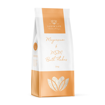 Luvin Life Magnesium and MSM Bath Flakes 1 KG
