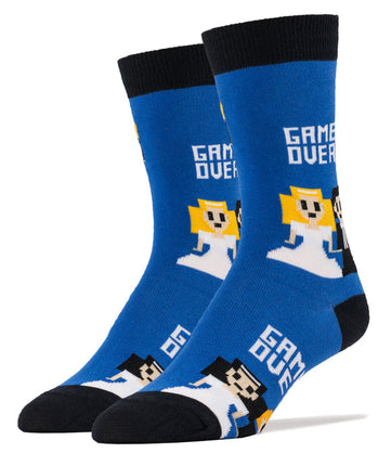 Game Over Novelty Socks