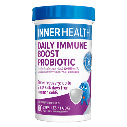Inner Health Daily Immune Boost Probiotic 60 Capsules