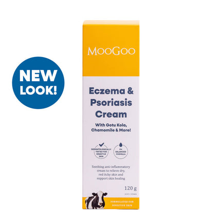 MooGoo Eczema and Psoriasis Cream for Itchy Dry Skin Relief 120g