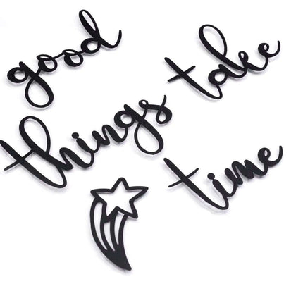 Hoagard Good Things Take Time Wall Art