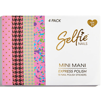 Selfie Mini Mani Houndstooth