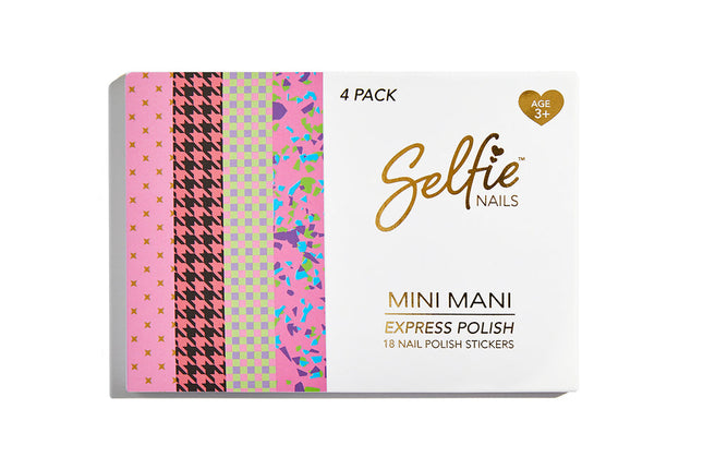 Selfie Mini Mani Houndstooth