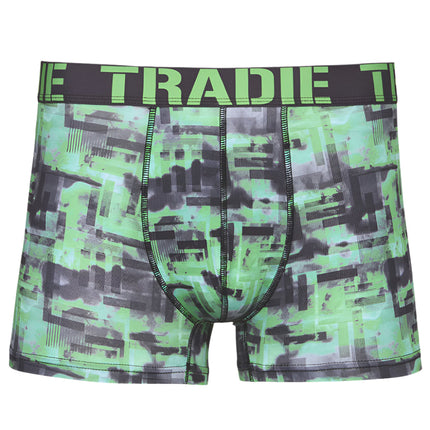 Tradie Workwear Men's Work N Surf Trunk Digi Overload Green Lantern