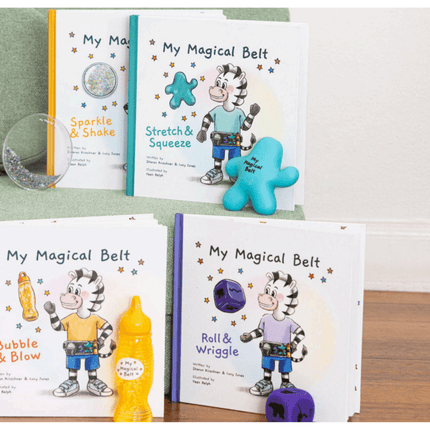 My Magical Belt Sparkle & Shake Book, Sparkle Disc and Belt - OhYouLuckyDuck.com.au