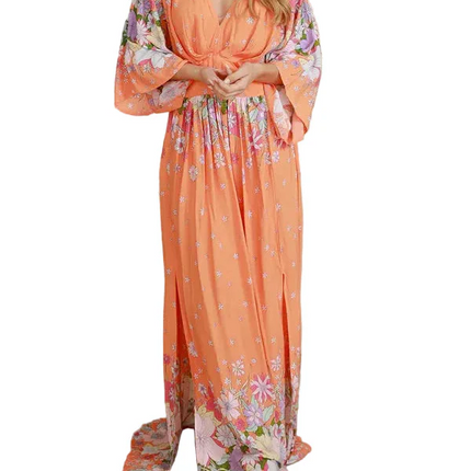 Ginger Bear Boutique Isabell Dreamcatcher Rosalie V Neck Maxi Dress