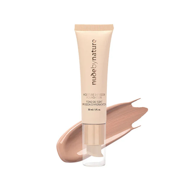 Nude by Nature Moisture Infusion Foundation 30Ml N4 Silky Beige - OhYouLuckyDuck.com.au