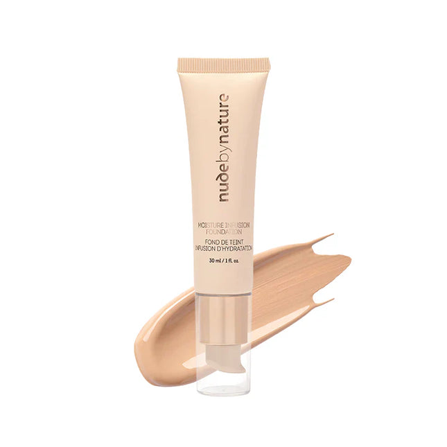 Nude by Nature Moisture Infusion Foundation 30Ml W4 Soft Sand - OhYouLuckyDuck.com.au