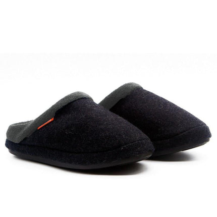 Archline Slip On Arch Support Slippers Charcoal Marl Size 43