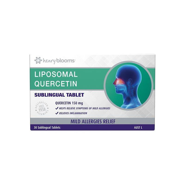 Henry Blooms Liposomal Quercetin Sublingual Tablets 30