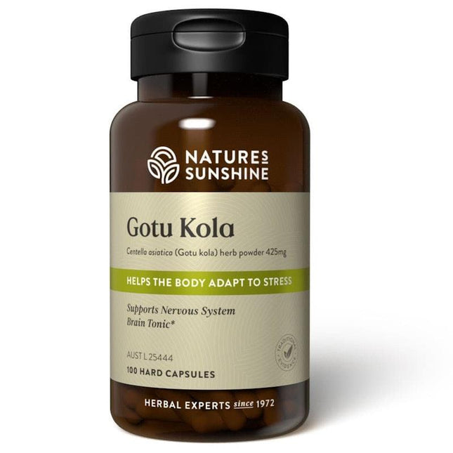 Nature's Sunshine Gotu Kola 425mg Capsules 100