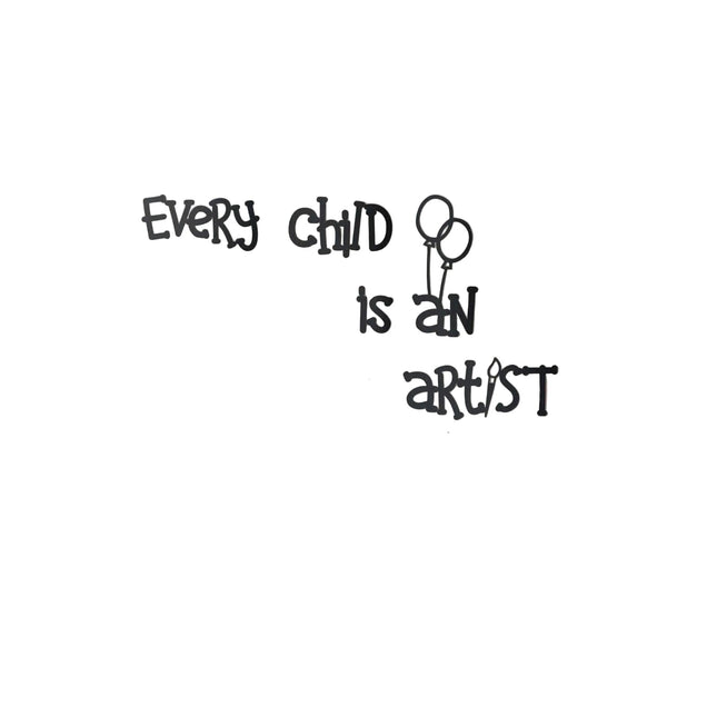 Hoagard Every Child Is An Artist Wall Art 1x51x51CM