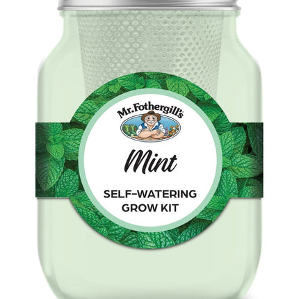 Mr. Fothergills Spearmint Self-Watering Mason Jar Grow Kit