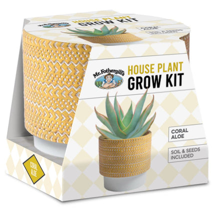 Mr. Fothergills Coral Aloe House Plant Grow Kit