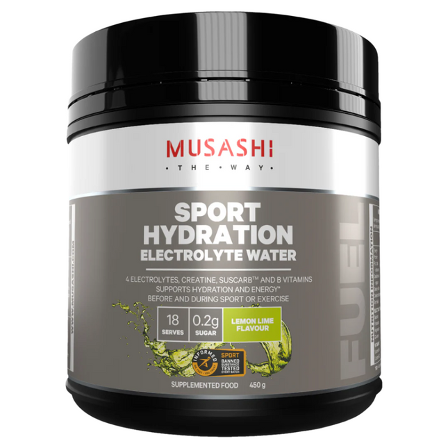 Musashi Energy & Hydration Powder Lemon Lime 450g