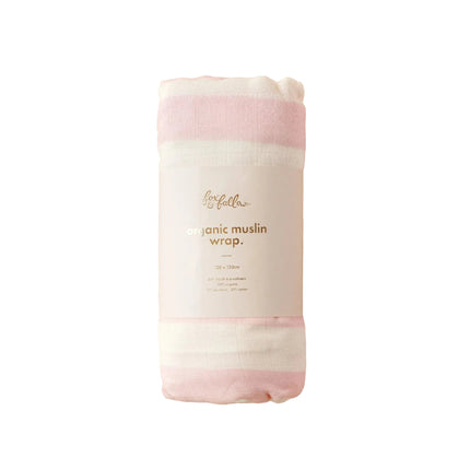 Fox & Fallow Swaddle Organic Petal Stripe