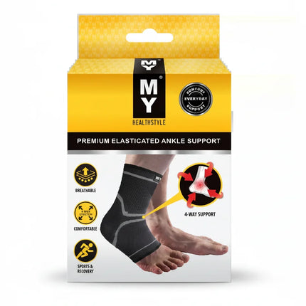 My Healthstyle Premium Elasticated Ankle Support Extra Large