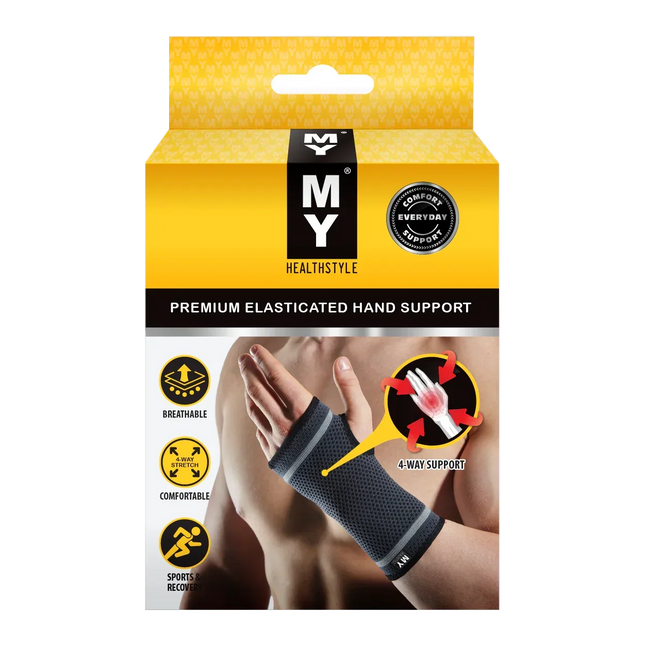 My Healthstyle Premium Elasticated Hand Support Small