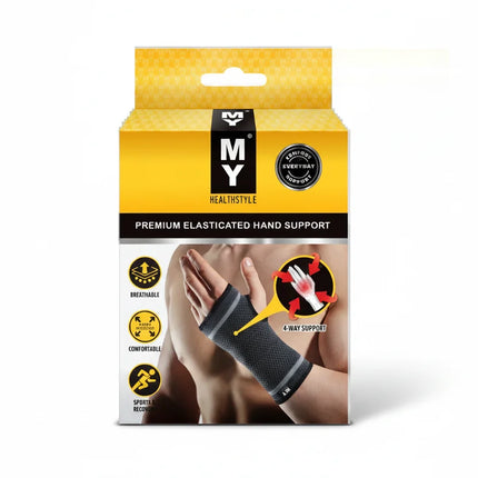 My Healthstyle Premium Elasticated Hand Support Medium