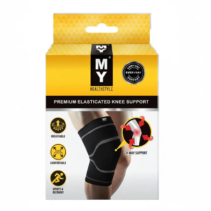 My Healthstyle Premium Elasticated Knee Support Medium
