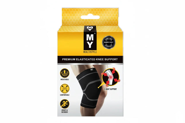 My Healthstyle Premium Elasticated Knee Support Medium