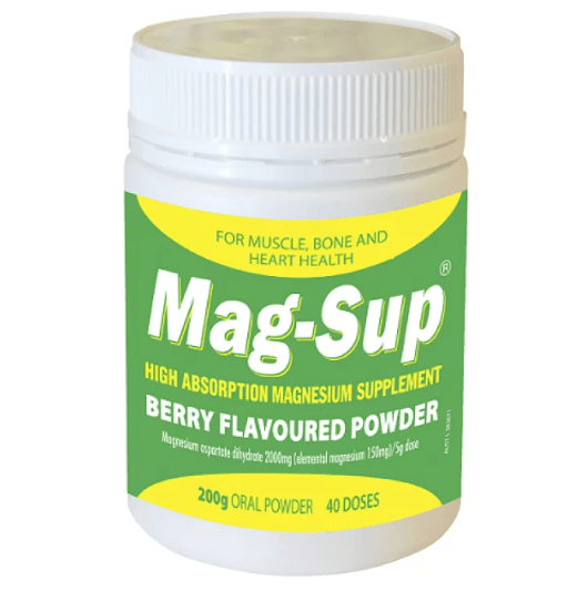 Mag Sup Oral Powder Berry Flavoured Powder 200g - OhYouLuckyDuck.com.au